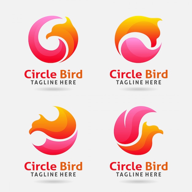 Download Free Circle Bird Logo Design Premium Vector Use our free logo maker to create a logo and build your brand. Put your logo on business cards, promotional products, or your website for brand visibility.