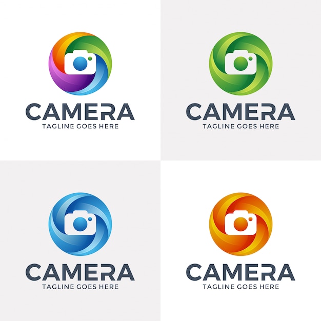 Download Free Circle Camera Logo Design In 3d Style Premium Vector Use our free logo maker to create a logo and build your brand. Put your logo on business cards, promotional products, or your website for brand visibility.
