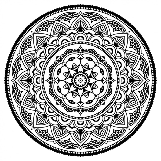 Download Round Mandala Svg For Crafters - Layered SVG Cut File - Download Free Font - Free Design ...