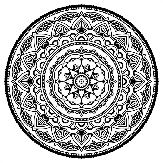 Free Free Round Mandala Svg 666 SVG PNG EPS DXF File