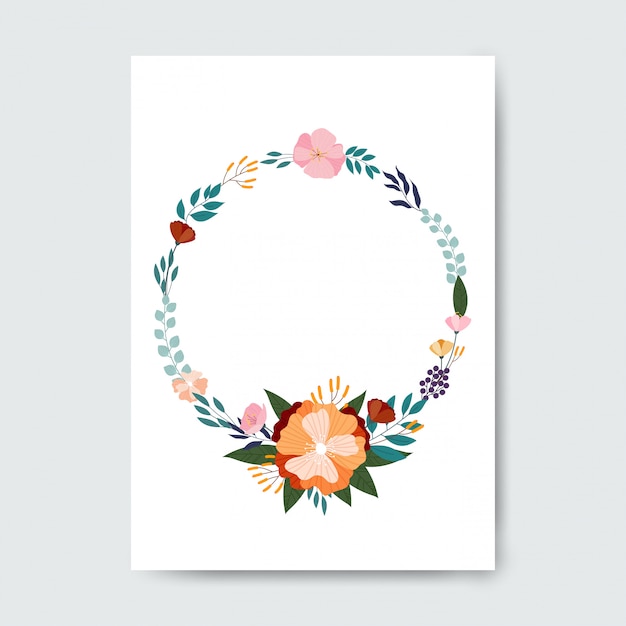 Download Free Circle Frame Made With Flowers Premium Vector Use our free logo maker to create a logo and build your brand. Put your logo on business cards, promotional products, or your website for brand visibility.
