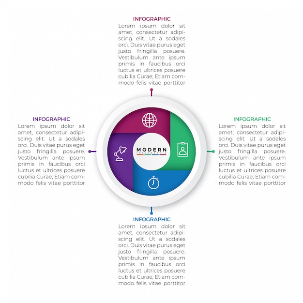 circle infographic template