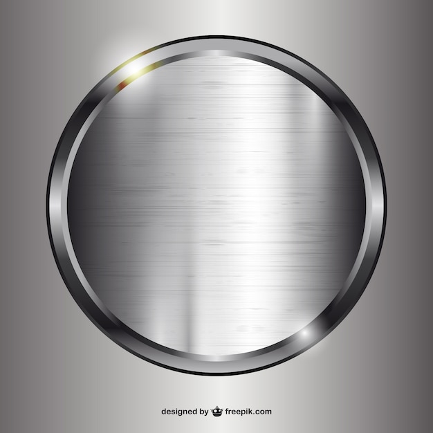 Circle made of metal Vector | Free Download