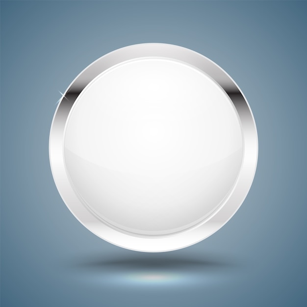 Download Circle modern frame 3d style. | Premium Vector