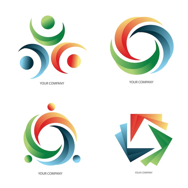 Download Free Circle Set Logo Icon Premium Vector Use our free logo maker to create a logo and build your brand. Put your logo on business cards, promotional products, or your website for brand visibility.