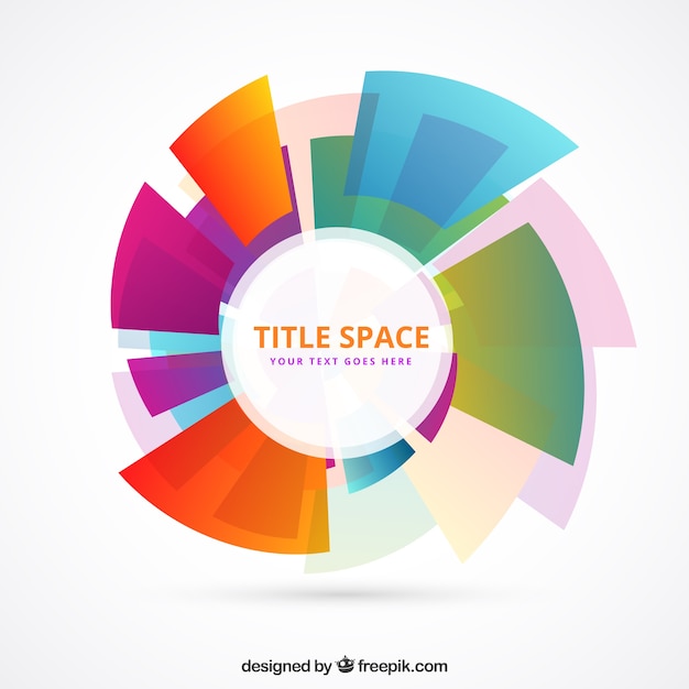 Download Free Freepik Circle Template Made Of Colorful Shapes Vector For Free Use our free logo maker to create a logo and build your brand. Put your logo on business cards, promotional products, or your website for brand visibility.