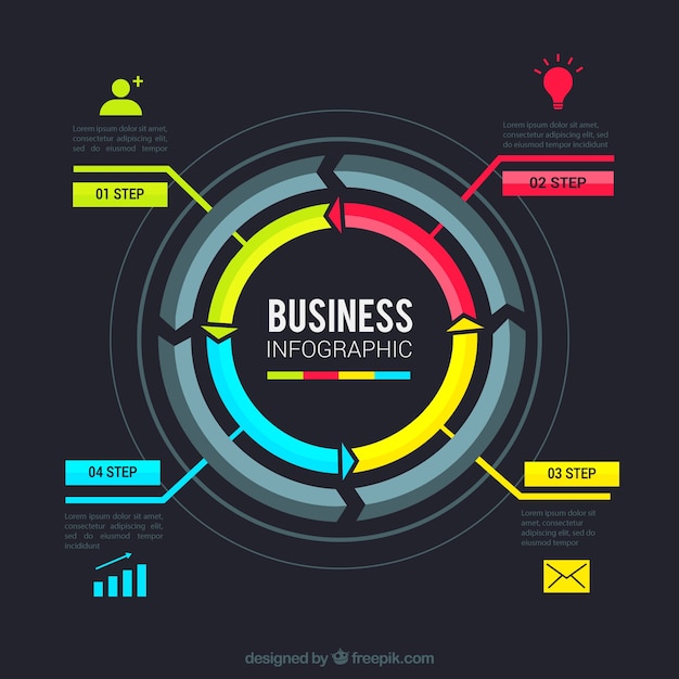Circular Business Infographic Stock Image Everypixel 3755