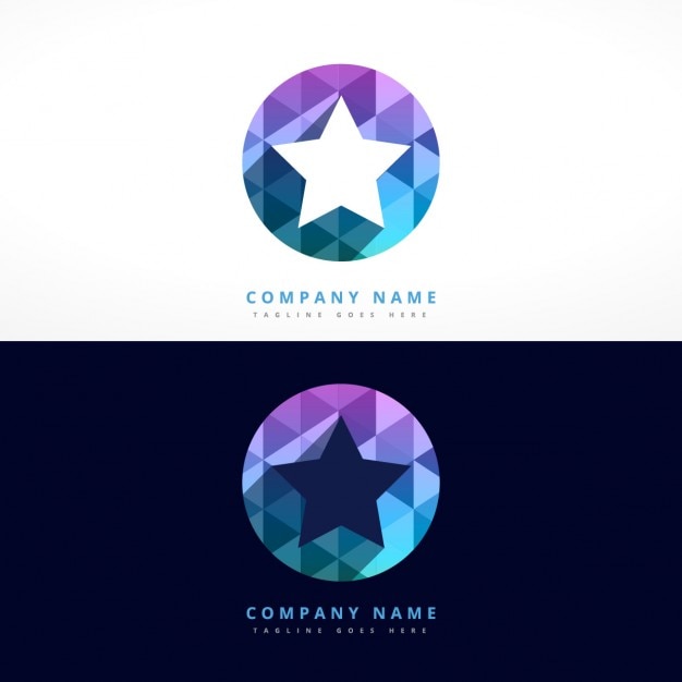 Download Free Circular Logo With Star Free Vector Use our free logo maker to create a logo and build your brand. Put your logo on business cards, promotional products, or your website for brand visibility.