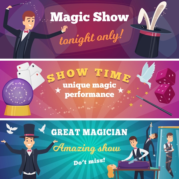 Circus party s. magic show with wizard characters circus tricks ...