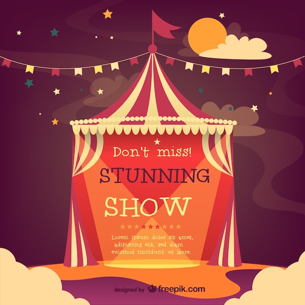 Circus Poster Template Free Download from image.freepik.com