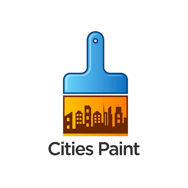 Download Free Cities Paint Logo Template Design Vector Premium Vector Use our free logo maker to create a logo and build your brand. Put your logo on business cards, promotional products, or your website for brand visibility.