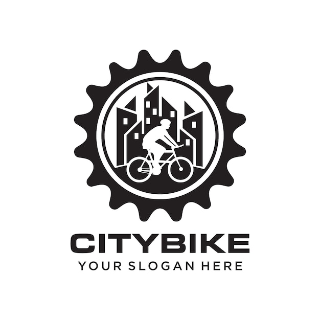 Download Free City Bike Logo Premium Vector Use our free logo maker to create a logo and build your brand. Put your logo on business cards, promotional products, or your website for brand visibility.