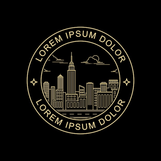 Download Free City Line Art Style Stamp Design Premium Vector Use our free logo maker to create a logo and build your brand. Put your logo on business cards, promotional products, or your website for brand visibility.
