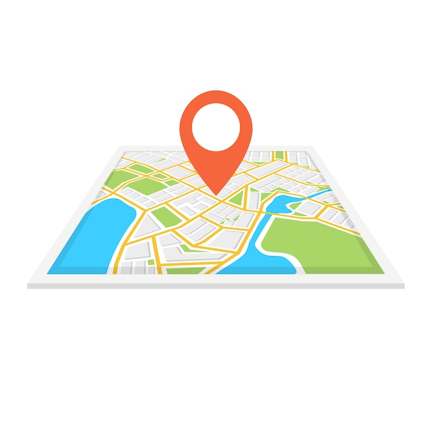 Premium Vector City Map With Navigation