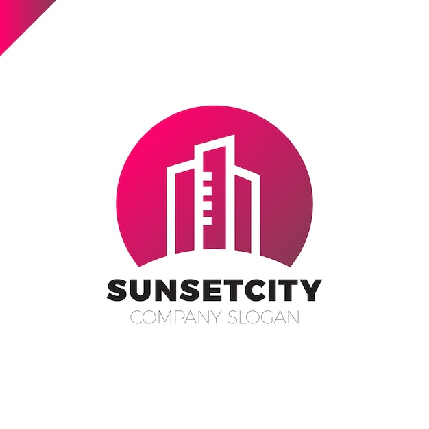 Download Free City In Sun Icon Logo Design Element Premium Vector Use our free logo maker to create a logo and build your brand. Put your logo on business cards, promotional products, or your website for brand visibility.