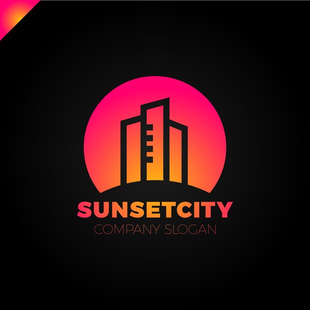 Download Free City In Sun Icon Logo Design Element Premium Vector Use our free logo maker to create a logo and build your brand. Put your logo on business cards, promotional products, or your website for brand visibility.