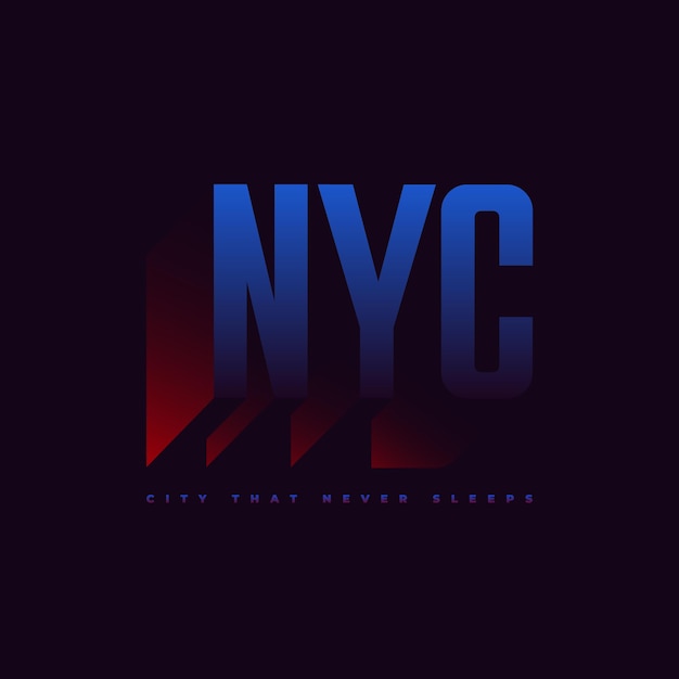 Premium Vector | The City That Never Sleeps The New York Logo