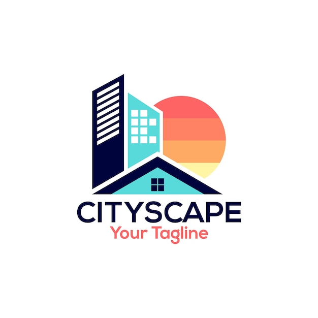 Download Free Cityscape Logo Design Premium Vector Use our free logo maker to create a logo and build your brand. Put your logo on business cards, promotional products, or your website for brand visibility.