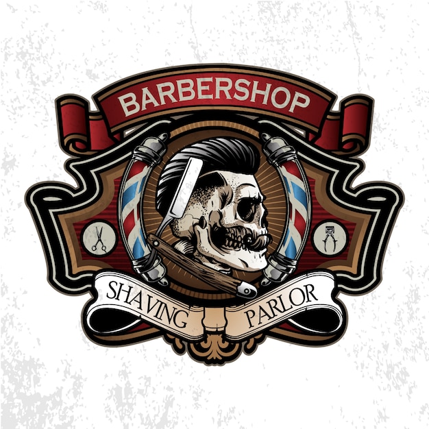 Download Free Classic Barbershop Logo Premium Vector Use our free logo maker to create a logo and build your brand. Put your logo on business cards, promotional products, or your website for brand visibility.