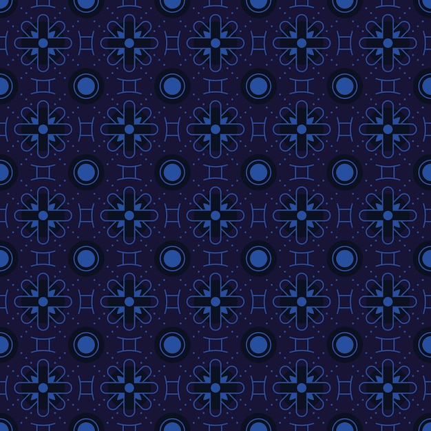 Premium Vector | Classic batik seamless pattern background. luxury