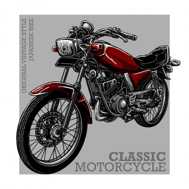 Premium Vector | Classic bike