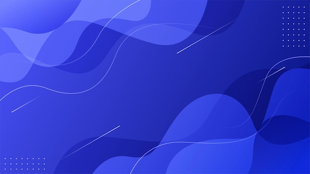 Premium Vector | Classic blue wallpaper abstract style b