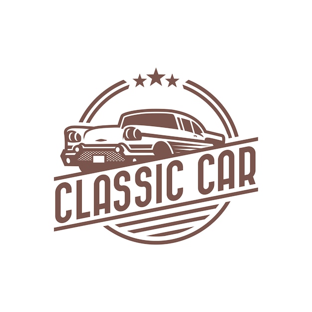 Premium Vector | Classic car logo template