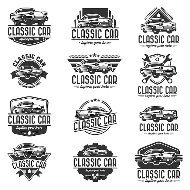 Premium Vector Classic Car Logo Template