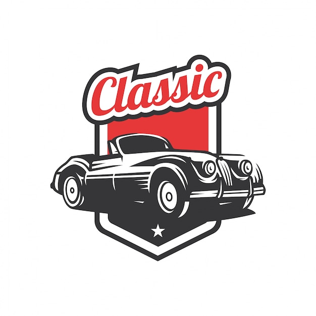 Classic Car Logo Vector Premium Download
