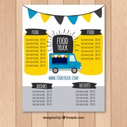  Food Truck Menu Template Free 