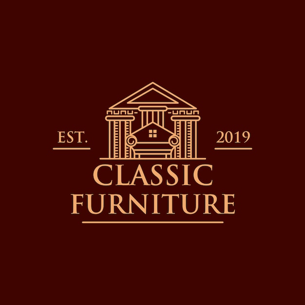 Download Free Classic Furniture House Logo Premium Vector Use our free logo maker to create a logo and build your brand. Put your logo on business cards, promotional products, or your website for brand visibility.