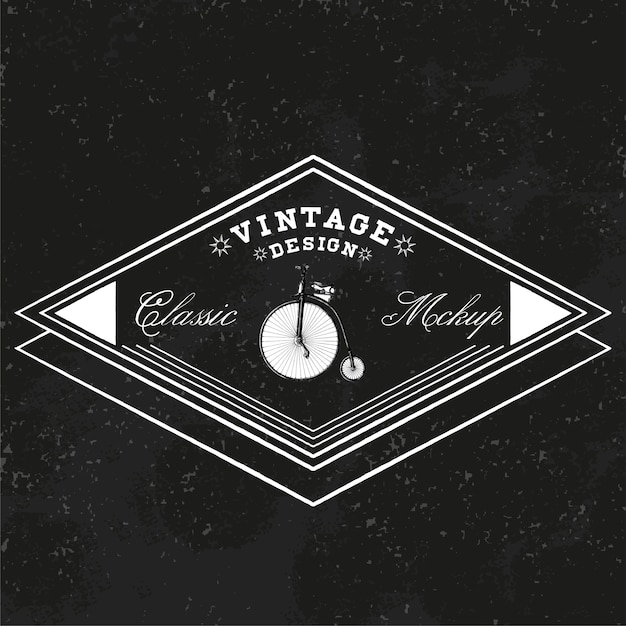 Download Classic mockup logo design vector | Free Vector