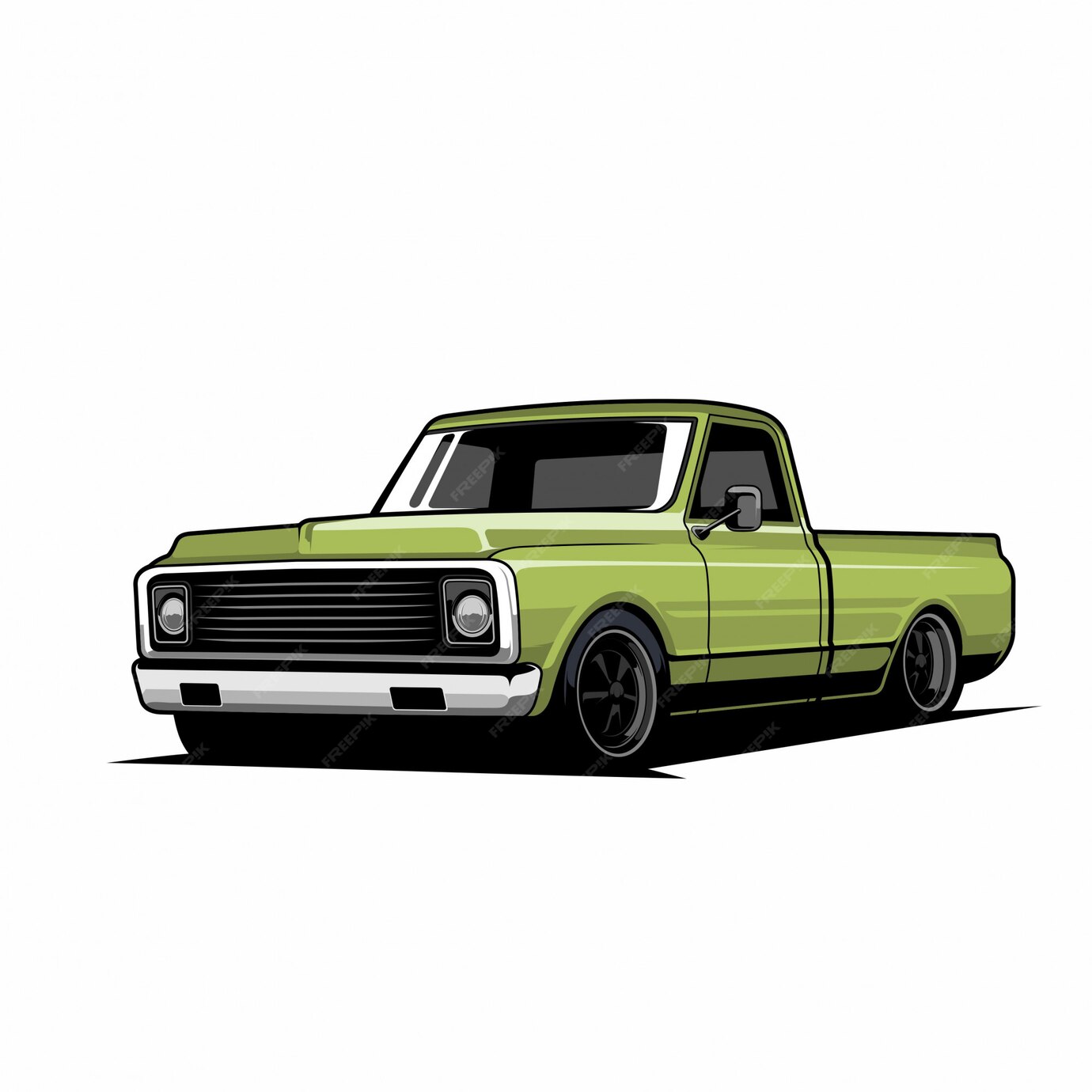 Premium Vector | Classic pickup vector illustration