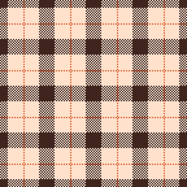 Classic tartan and buffalo check plaid seamless patterns Premium Vector