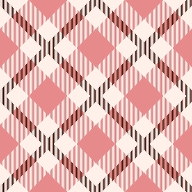 Classic tartan and buffalo check plaid seamless patterns. Premium Vector