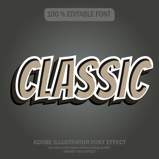 premium-vector-classic-text-style