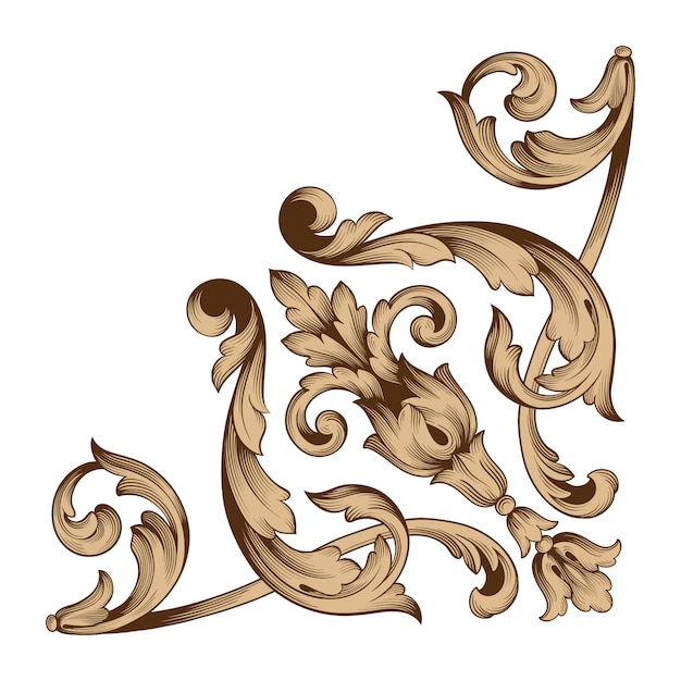 premium-vector-classical-baroque-ornament-decorative-design-element