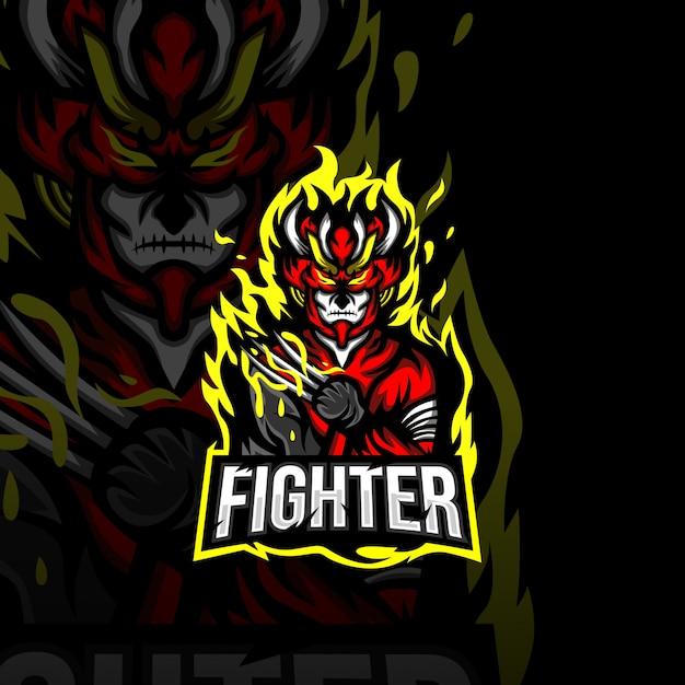 Premium Vector | Claw fighter esport mascot logo