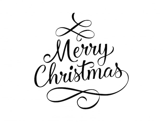 Download Clean merry christmas design Vector | Free Download