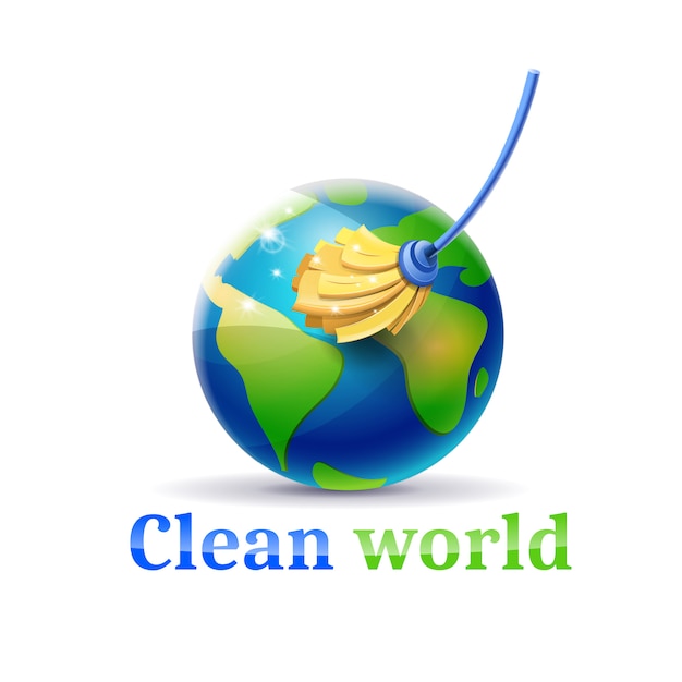 Download Free Clean The World Of Pollution And Garbage Premium Vector Use our free logo maker to create a logo and build your brand. Put your logo on business cards, promotional products, or your website for brand visibility.