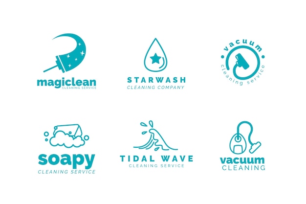 Download Free Download Free Cleaning Business Logo Template Collection Vector Use our free logo maker to create a logo and build your brand. Put your logo on business cards, promotional products, or your website for brand visibility.