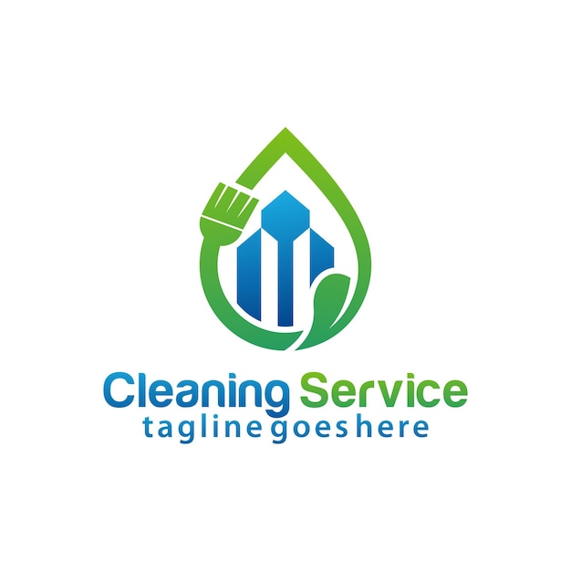 Premium Vector Cleaning Service Logo Design Template