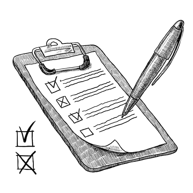 Clipboard With Check List Free Vector Clipboard With Check List Free Vector