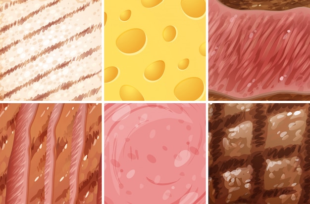 Premium Vector A Closeup Food Texture