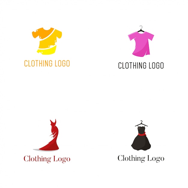 Clothing logo vector design template | Premium Vector
