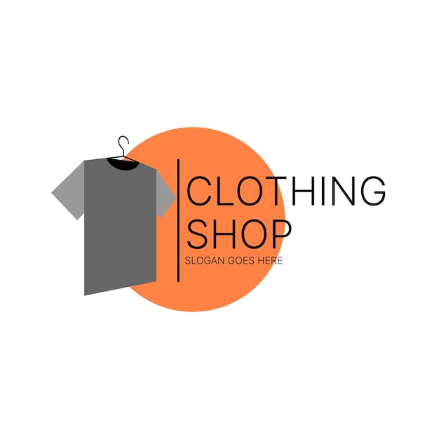Premium Vector | Clothing shop logo design.apparel store sign