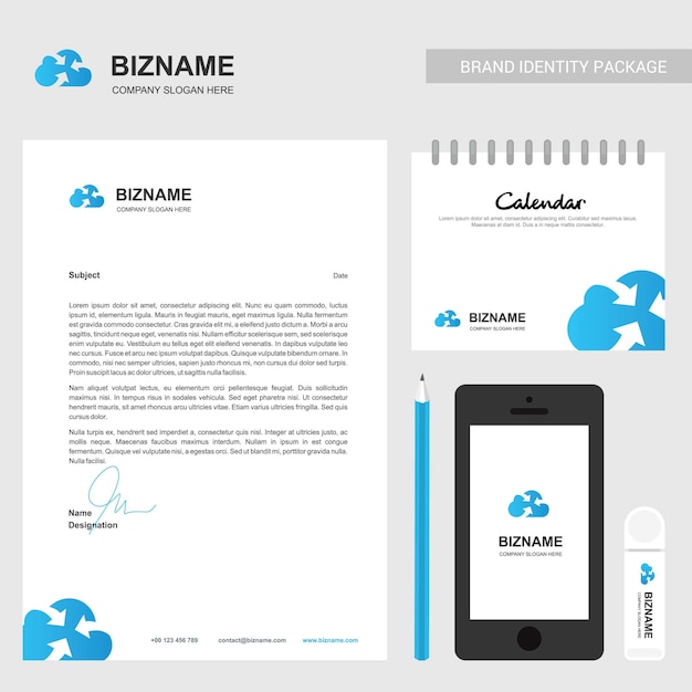 Download Free Cloud Connect Logo And Stationary Premium Vector Use our free logo maker to create a logo and build your brand. Put your logo on business cards, promotional products, or your website for brand visibility.