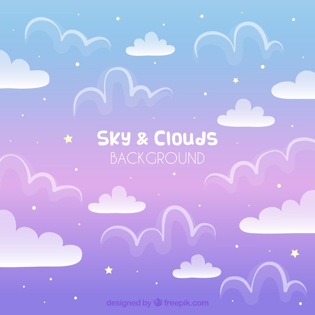 Облачное небо фон