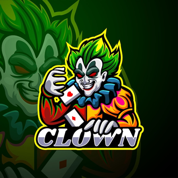 Download Free Clown Esport Logo Mascot Premium Vector Use our free logo maker to create a logo and build your brand. Put your logo on business cards, promotional products, or your website for brand visibility.