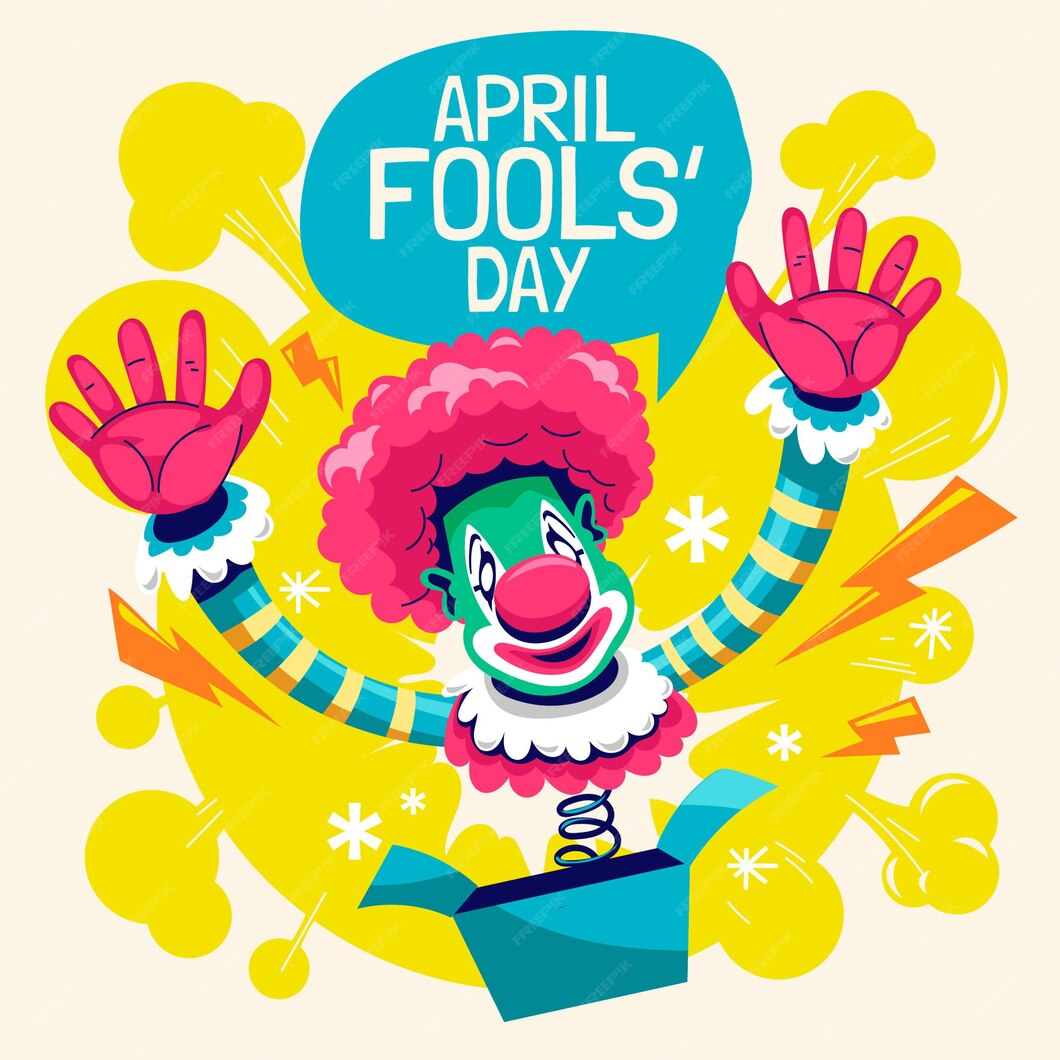 Premium Vector | Clown illustration for april fools day concept